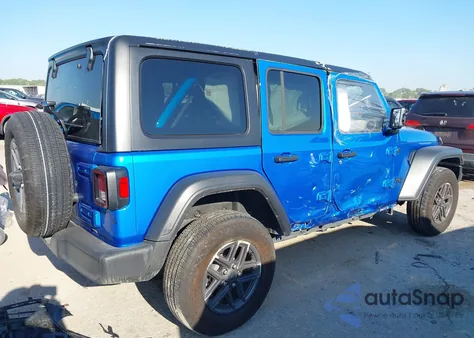 2024 Jeep Wrangler 4-Door Sport S 4X4 from USA, damaged, VIN 1C4PJXDG3RW338935